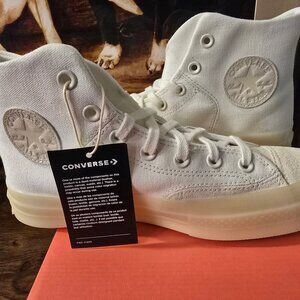 Converse Chuck 70 Marquis Shoes Womens Size 8 Vintage White Sneakers A03426C NEW